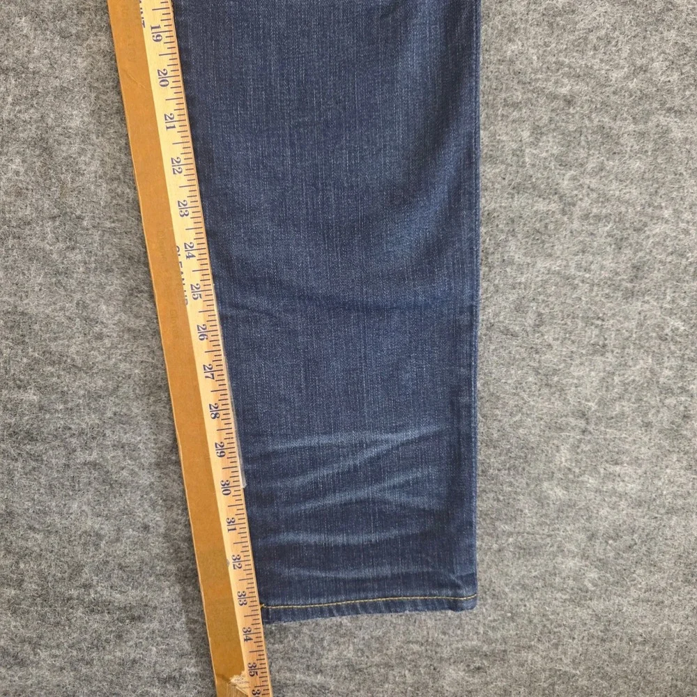 True‎ Religion Rocco Jeans Mens 36X33 Blue Denim Relaxed Skinny Button Fly USA
